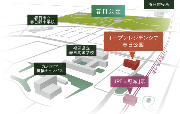 ■立地エリア概念図