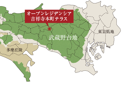 ■武蔵野台地 地盤概念図