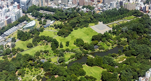 新宿御苑（徒歩16分、約1,230ⅿ）