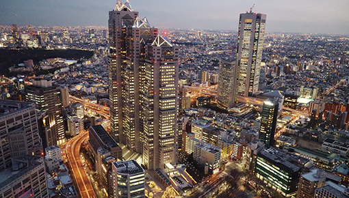 新宿上空（image photo）